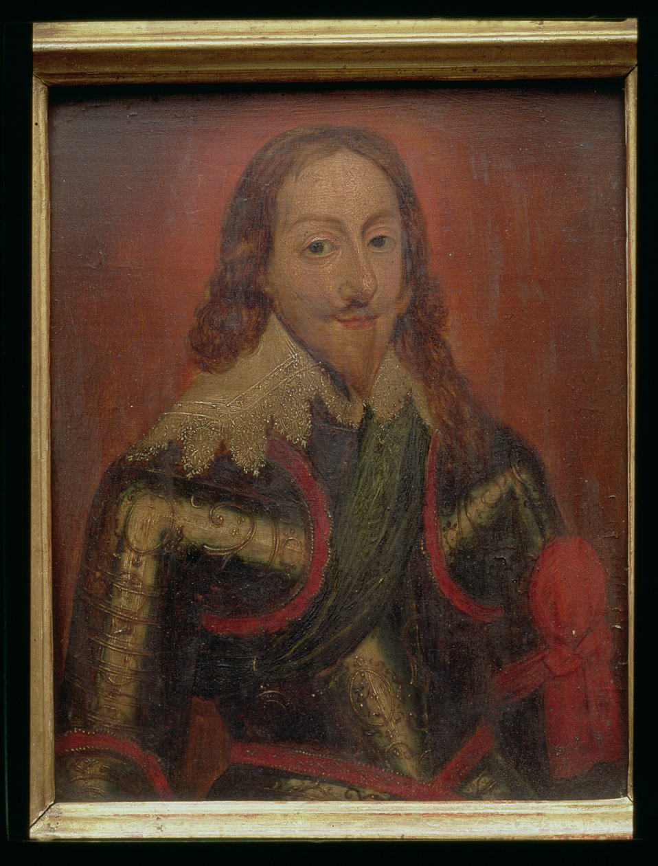 Portrett av kong Charles I (panel) av English School