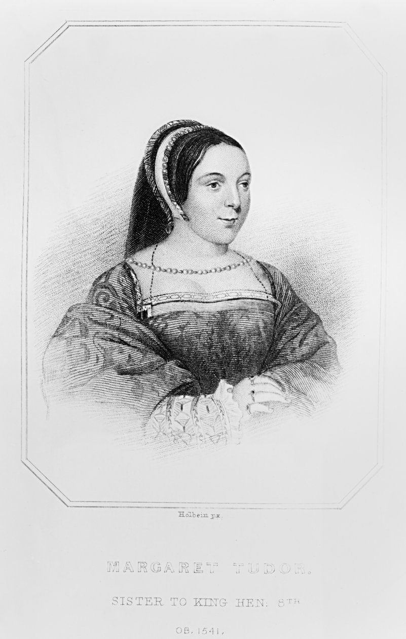 Portrett av Margaret Tudor (1489-1541) Queen of Scotland, fra 