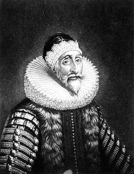 Portrett av Sir John Coke (1563-1644) gravert av Richard Earlom (1743-1822) og Charles Turner (ca. 1773-1857) fra Illustrious Characters in British History (mezzotint) av English School