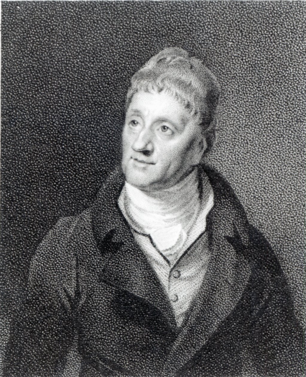 Portrett av Sir John Soane (1753-1837) av English School