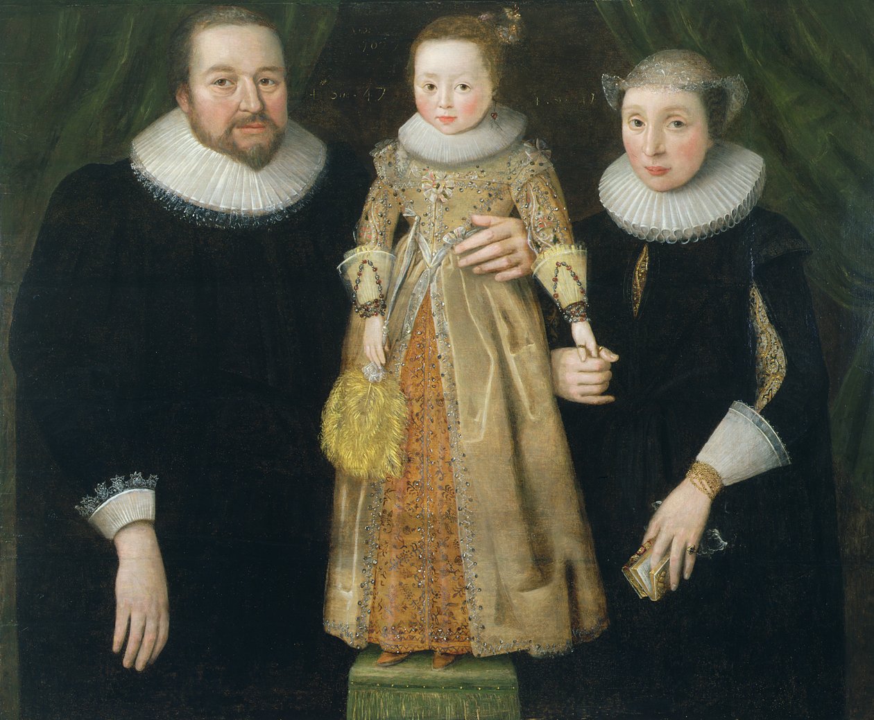 Portrett av en familie, 1627 (panel) av English School