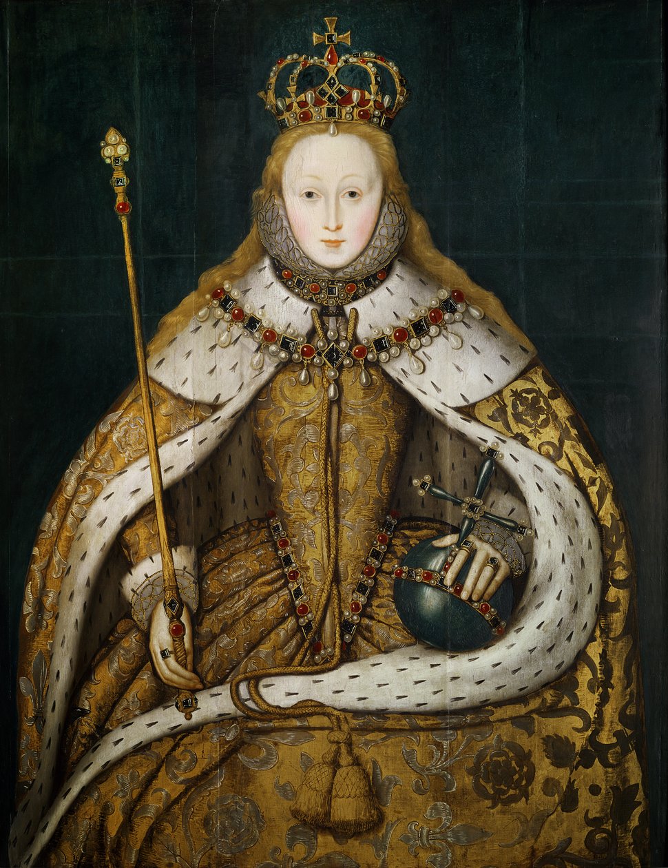 Dronning Elizabeth I, ca. 1600 av English School