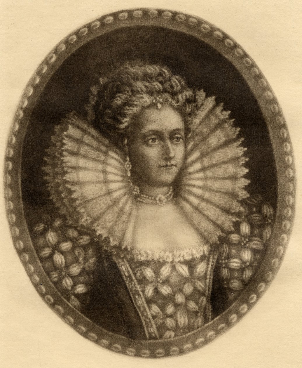 Dronning Elizabeth I (1533-1603) av English School