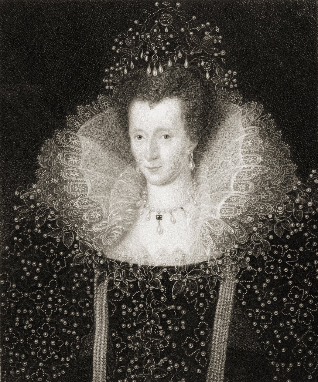 Dronning Elizabeth I (1533-1603) fra 
