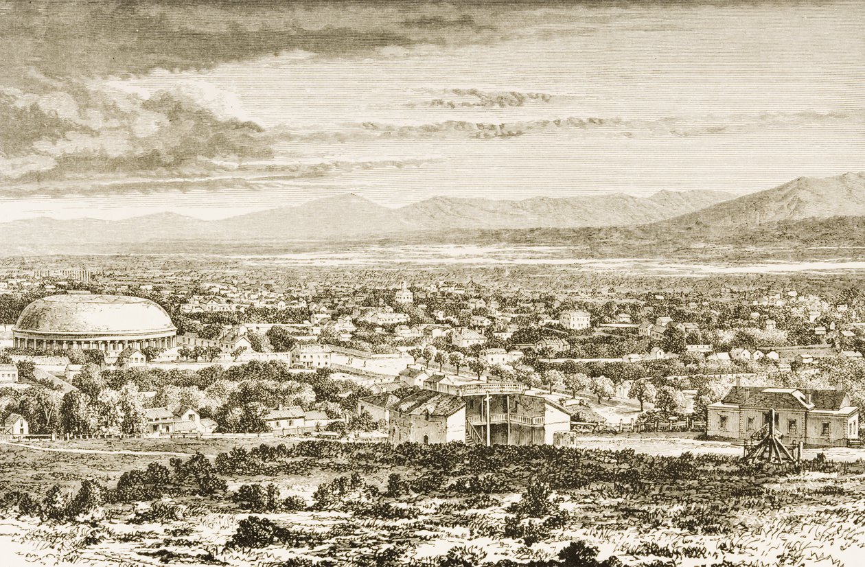 Salt Lake City i ca. 1870, fra 