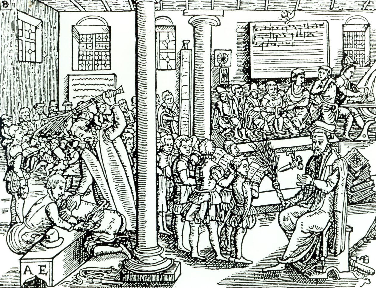 Skolestuescene i Tudor-tider av English School