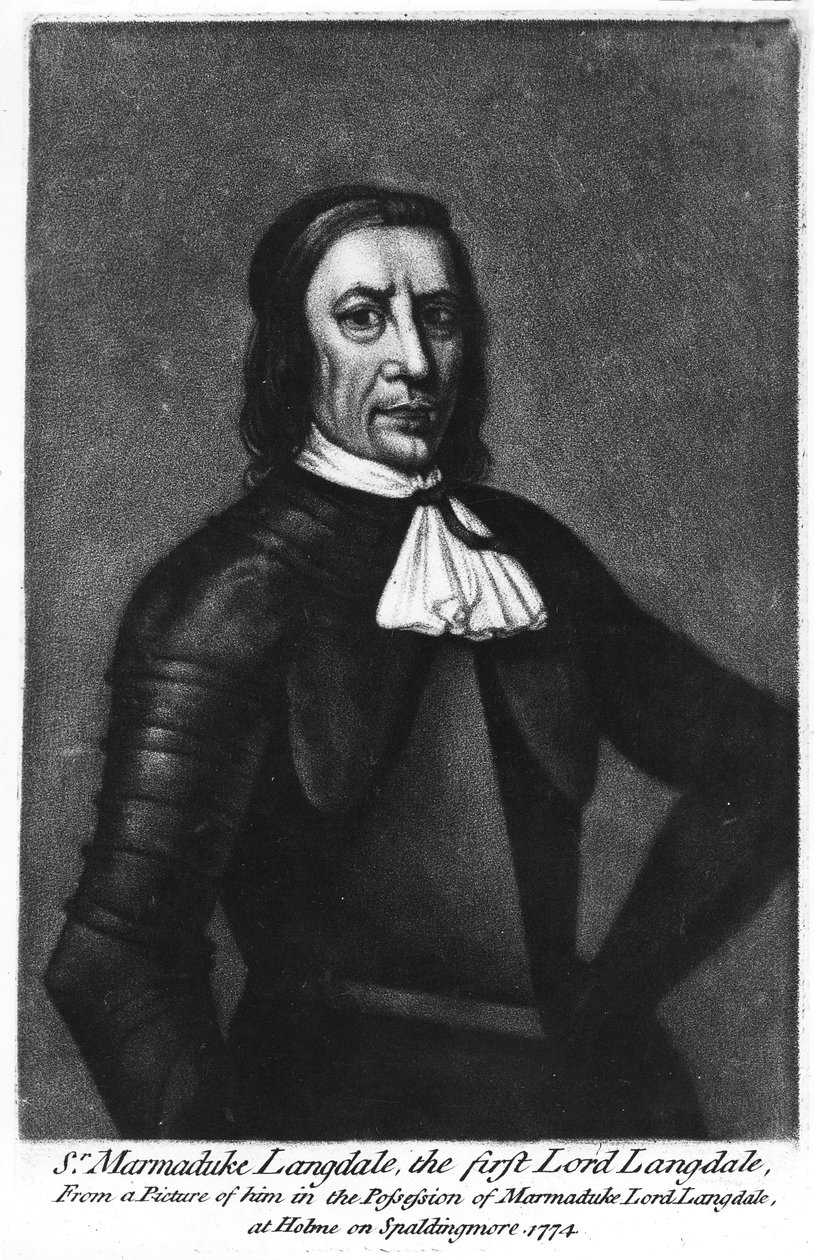 Sir Marmaduke Langdale, 1. Lord Langdale, ca. 1774 av English School