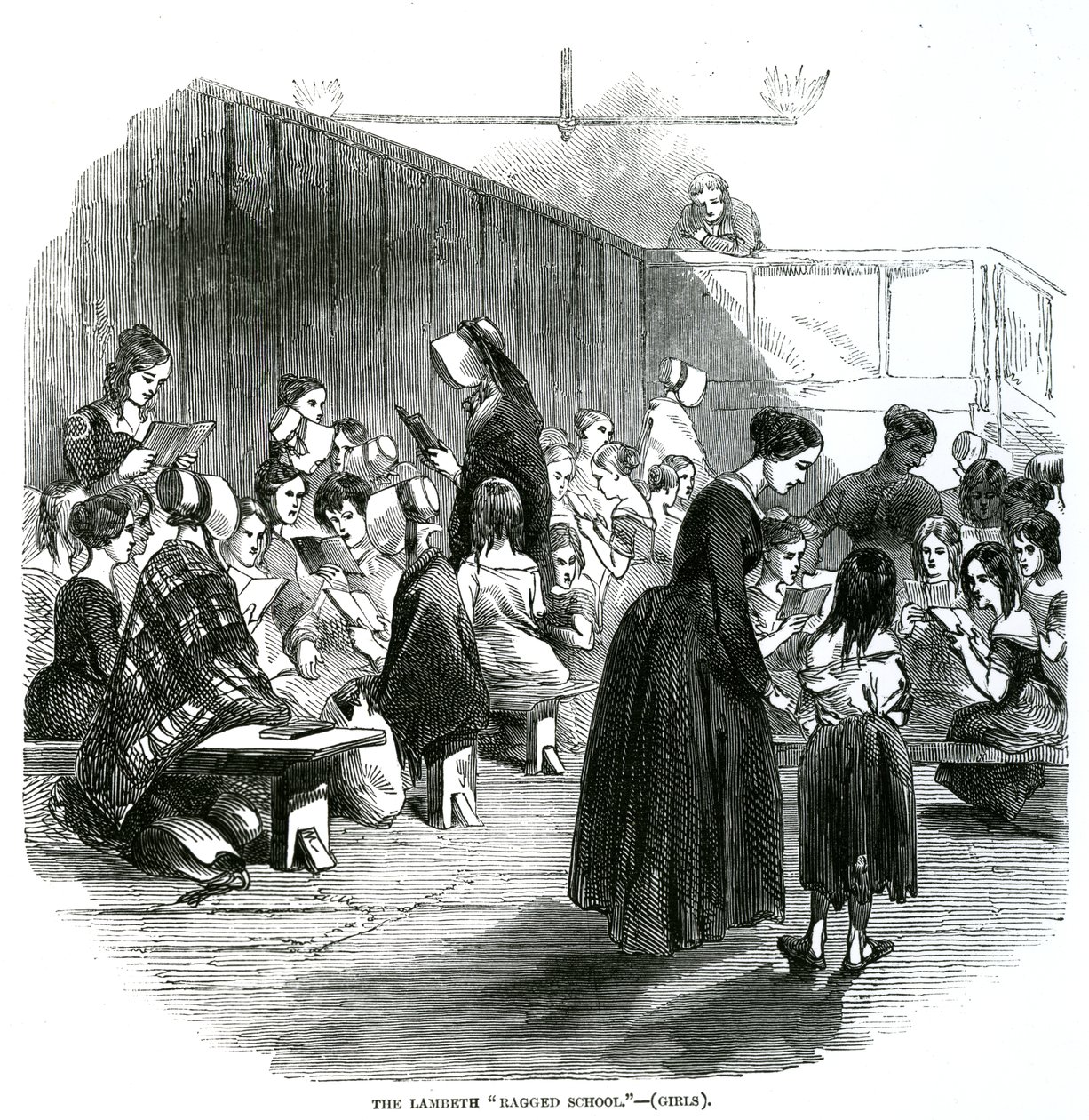 The Lambeth Ragged School, illustrasjon fra 