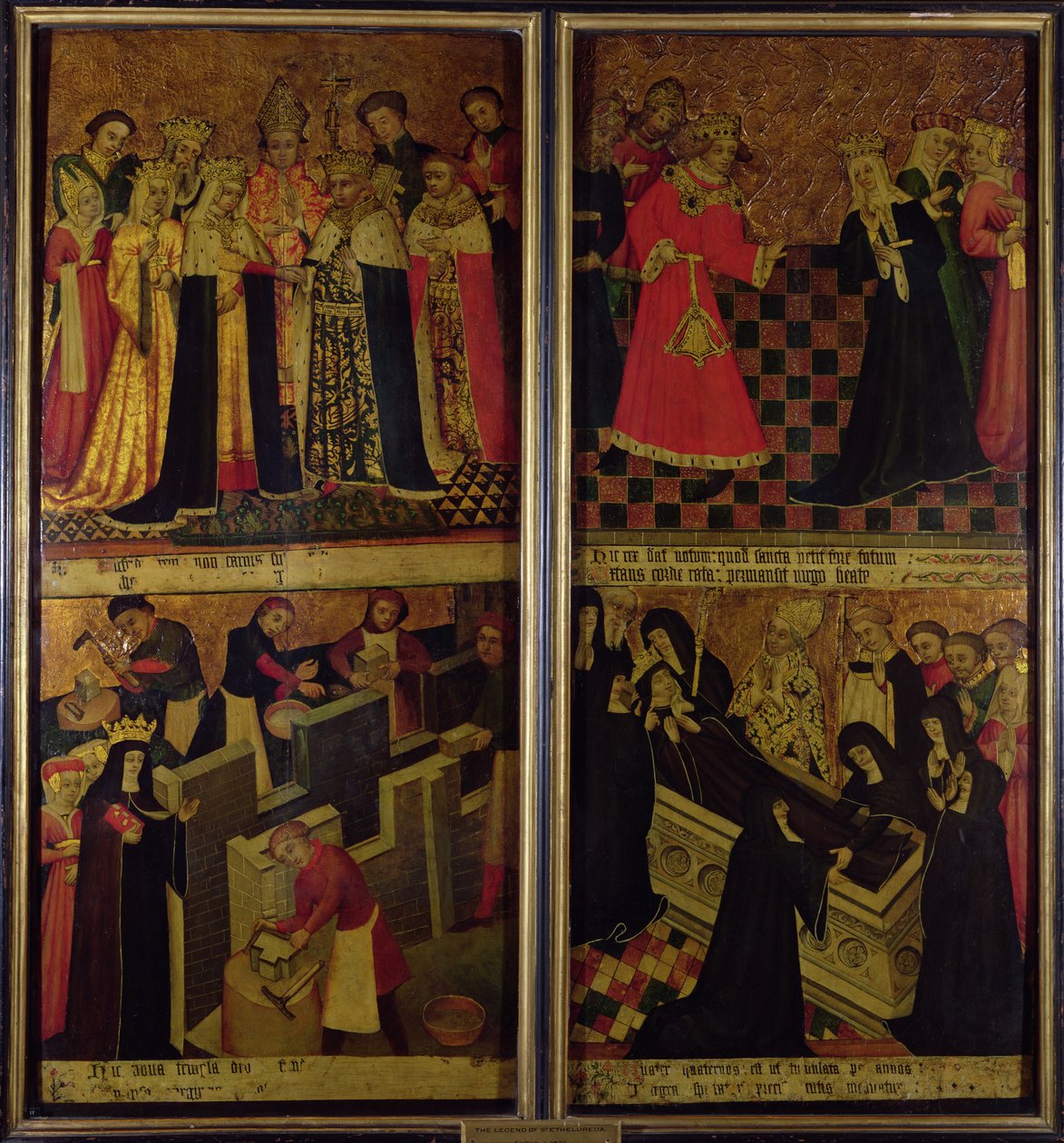 Legenden om St. Etheldreda, ca. 1425 av English School