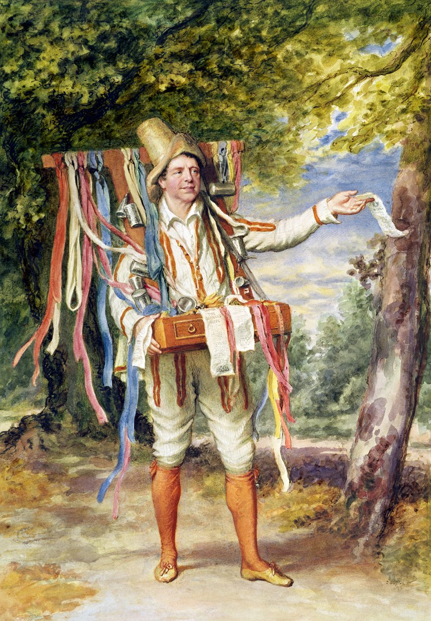 Båndselgeren, 1874 av English School