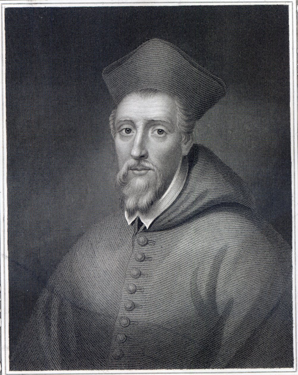 William Allen (1532-94), gravert av J.Cochran av English School