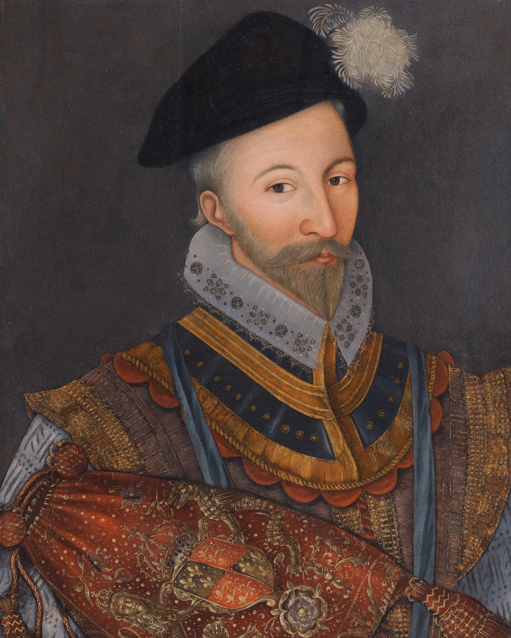 William Howard (c.1510-1573), 1. baron Howard av Howard of Effingham av English School of the 16th century