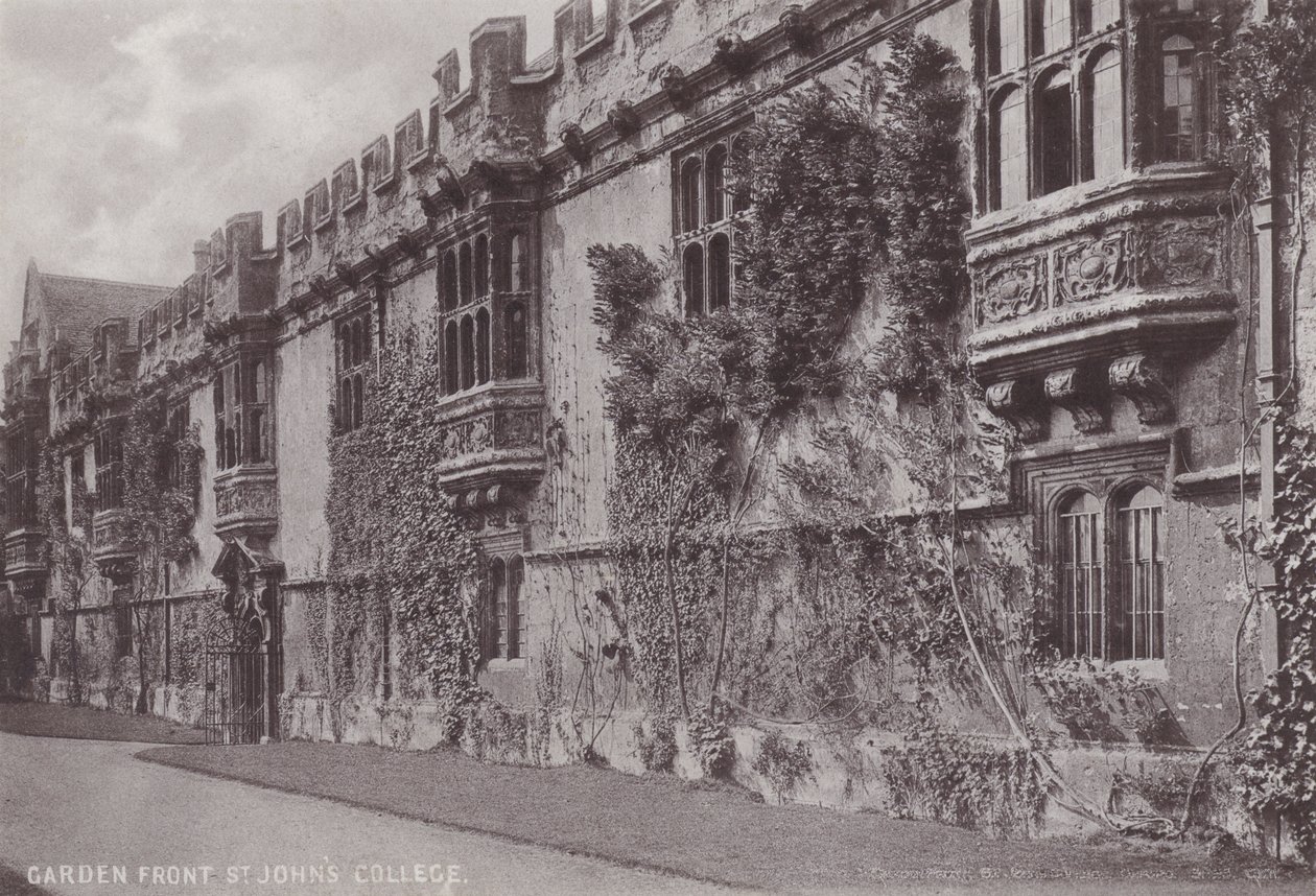 Garden Front St Johns College av English Photographer