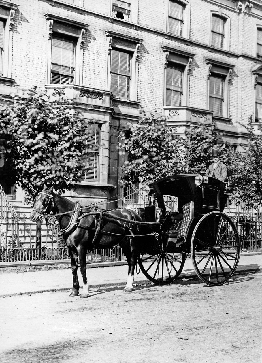 Hansom Cab av English Photographer