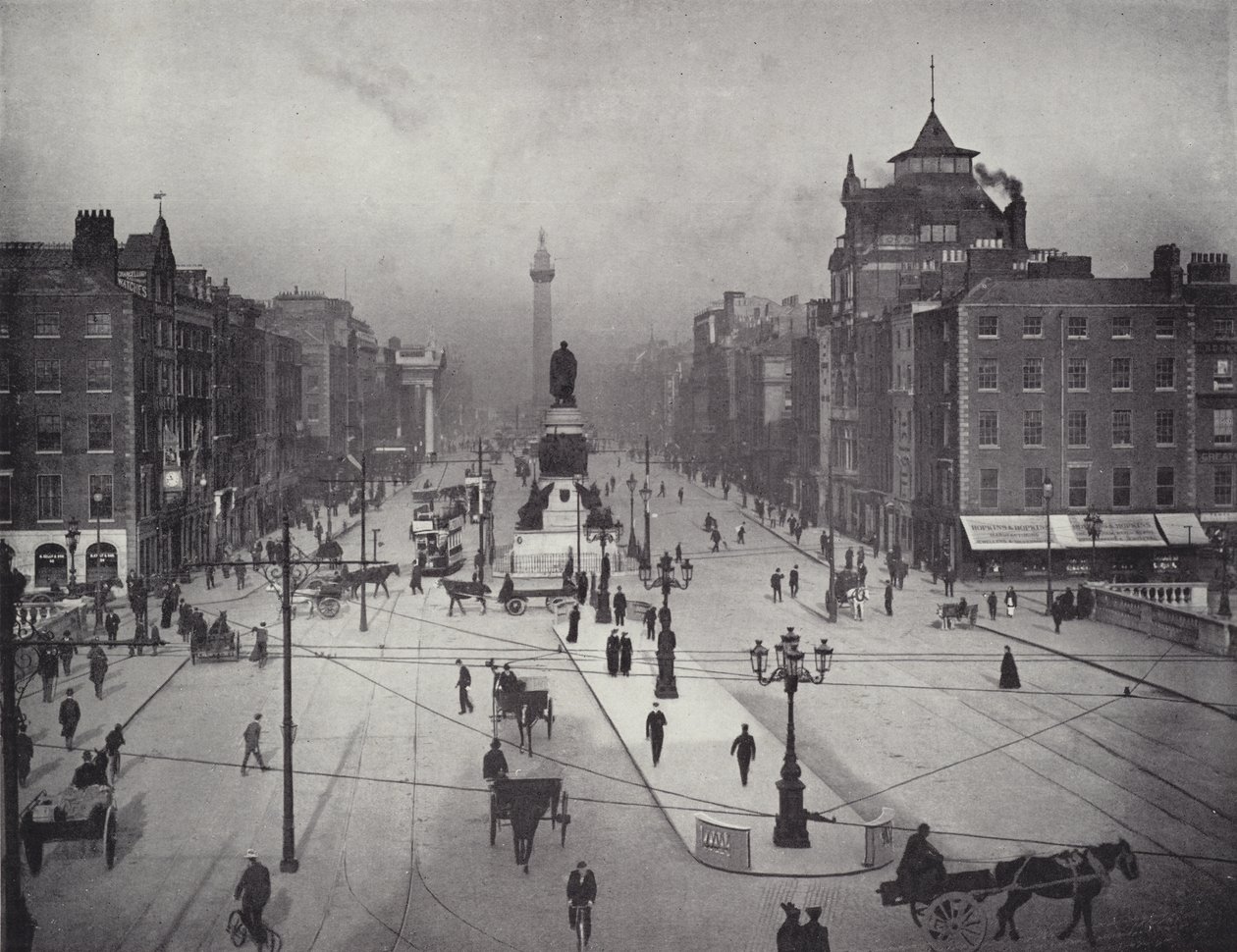 OConnell Street (Sackville Street), Dublin av English Photographer