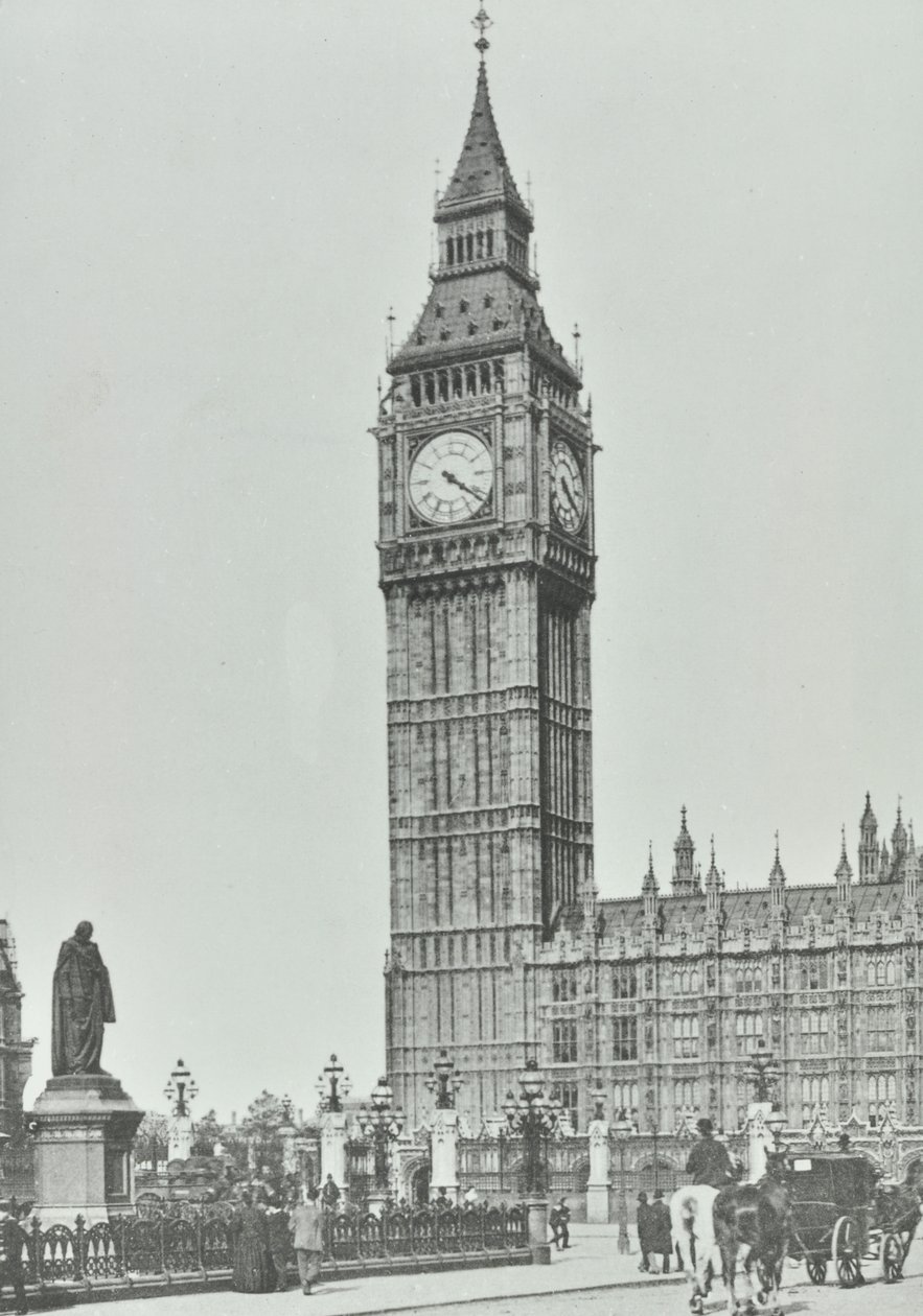 Parliament Square, Westminster LB: Big Ben, 1896 av English Photographer