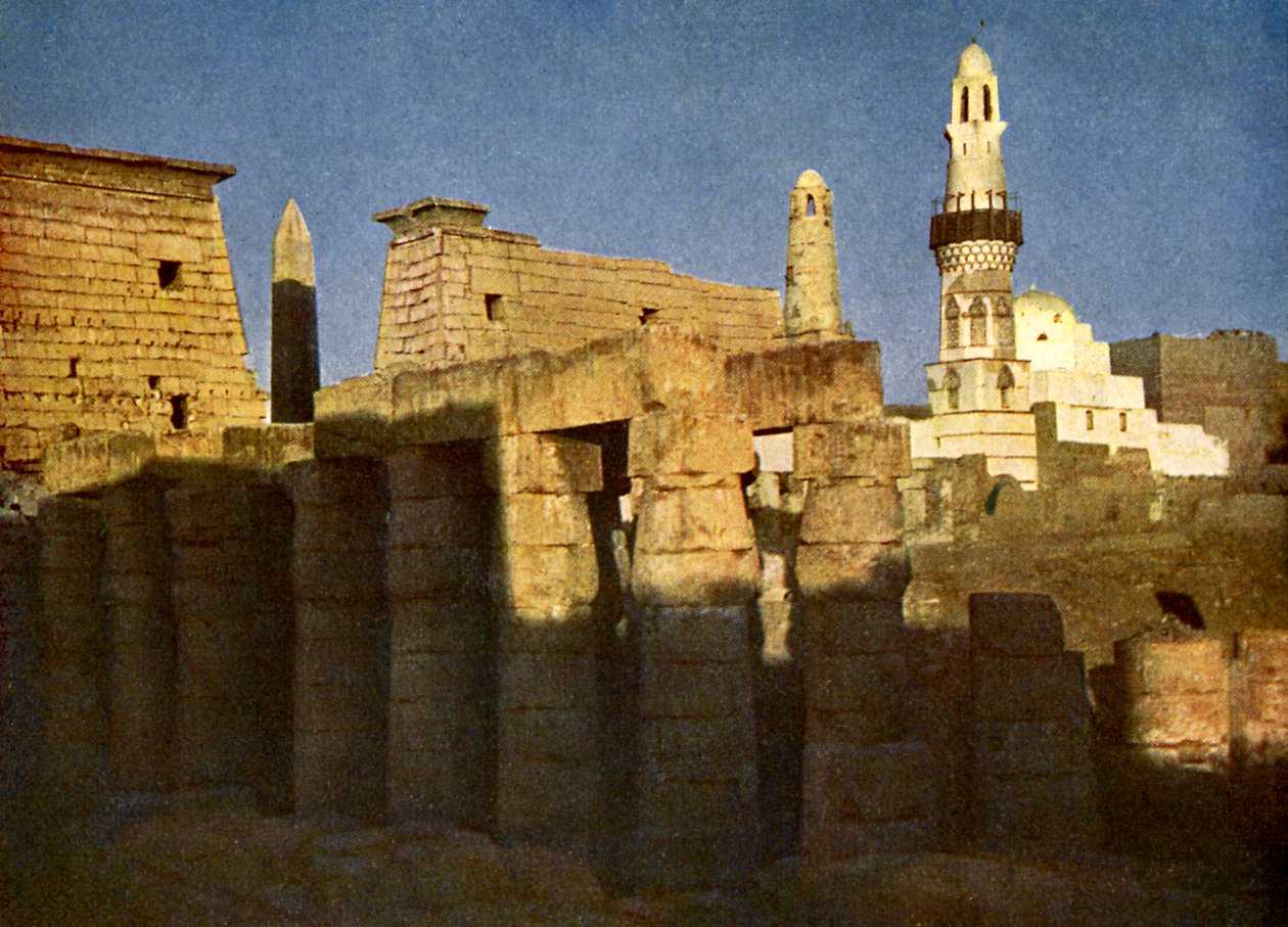 Luxor-tempelet ved eventide