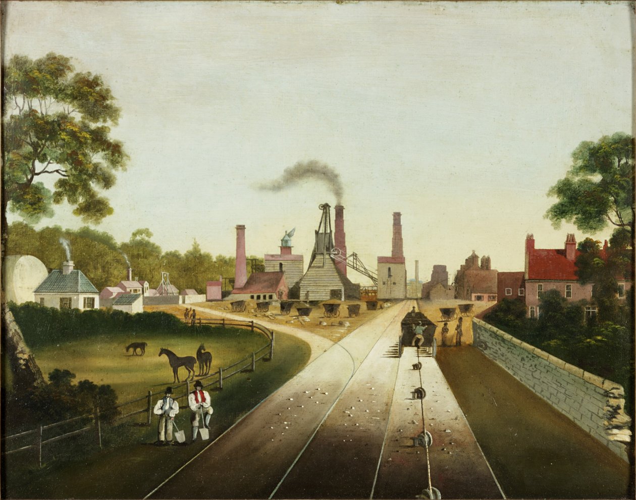 "A" Pit, Backworth, ca. 1823-67 av English School