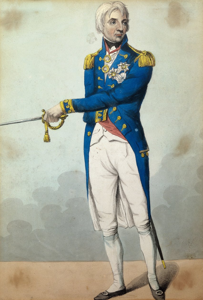 Admiral Horatio Nelson (1758–1805) av English School