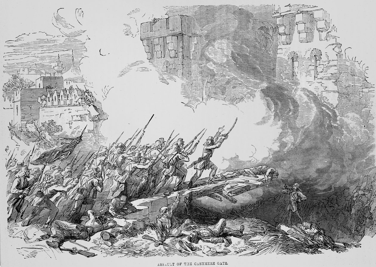 Assault of the Cashmere Gate av English School