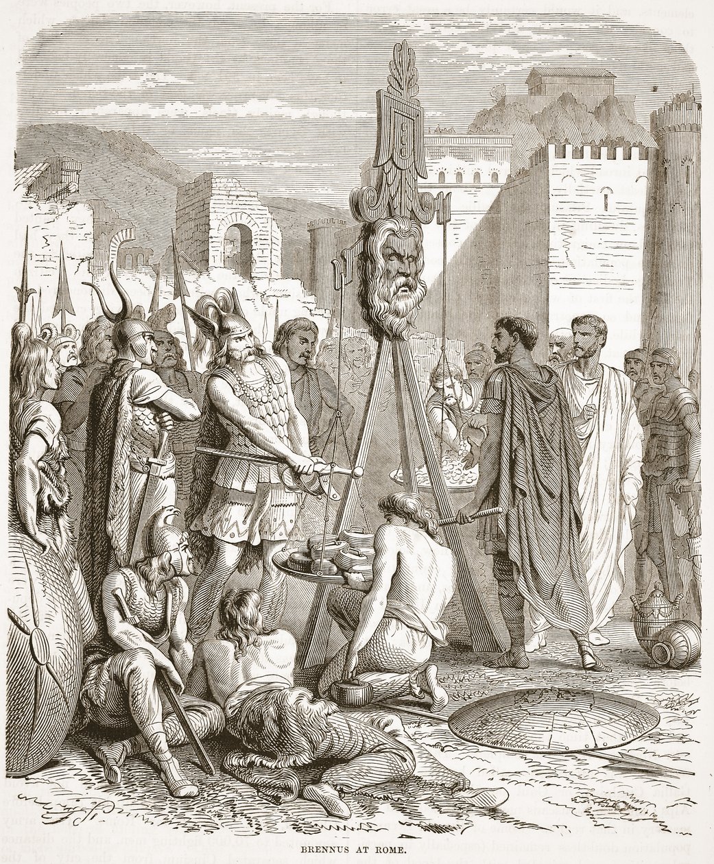 Brennus i Roma av English School