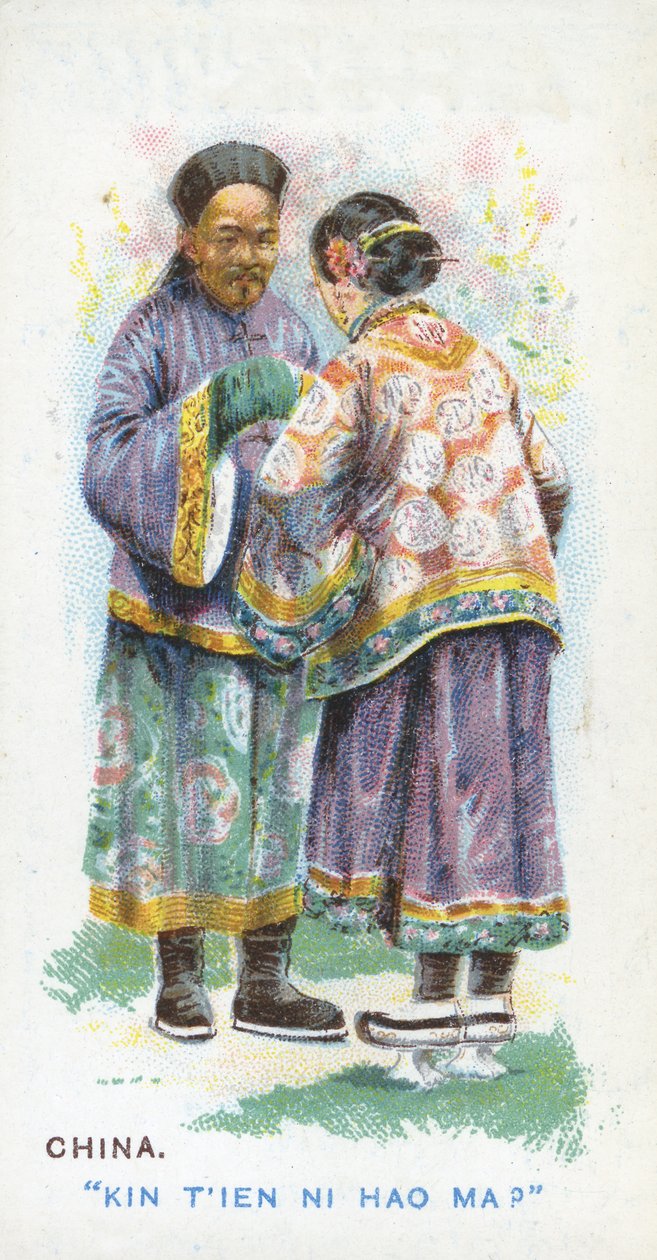 Vanlig hilsen i Kina, 1907 av English School