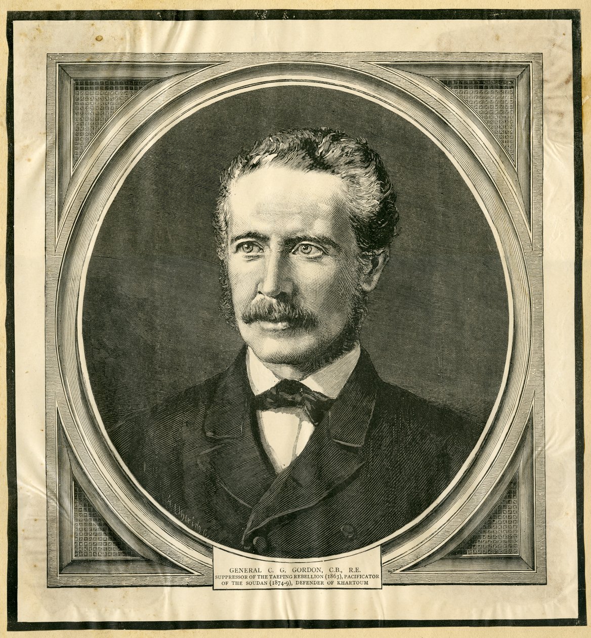 General Charles George Gordon (1833-85) av English School