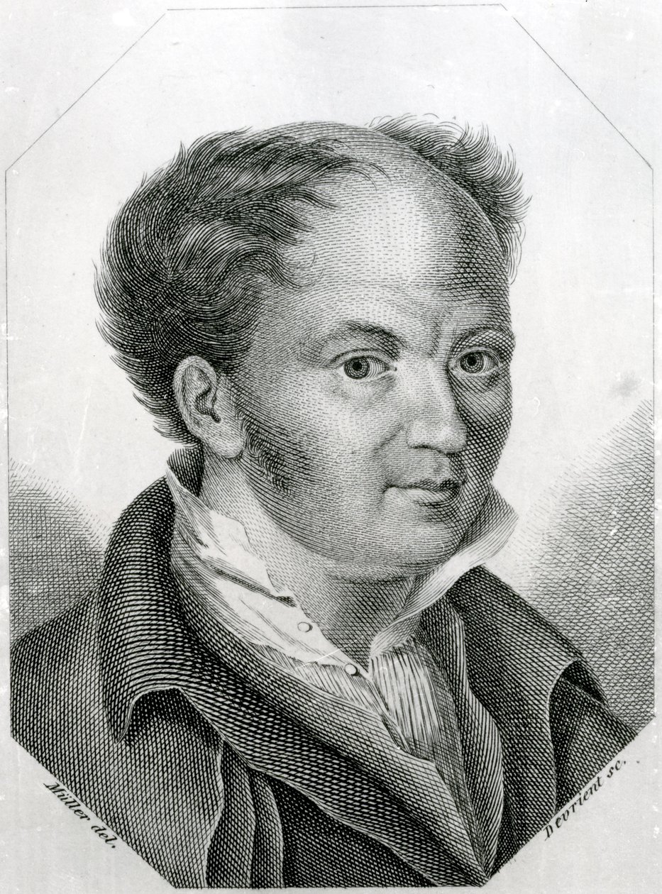 Gottfried Weber (1779-1839) (gravering) av English School