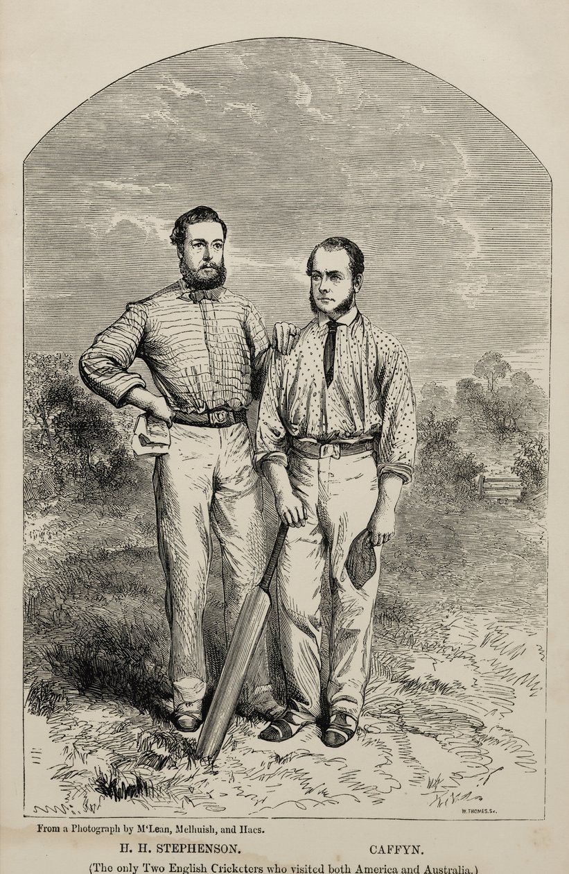 H.H. Stephenson og William Caffyn (trykk) av English School