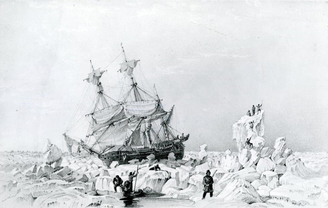 HMS Terror holdt på is av English School