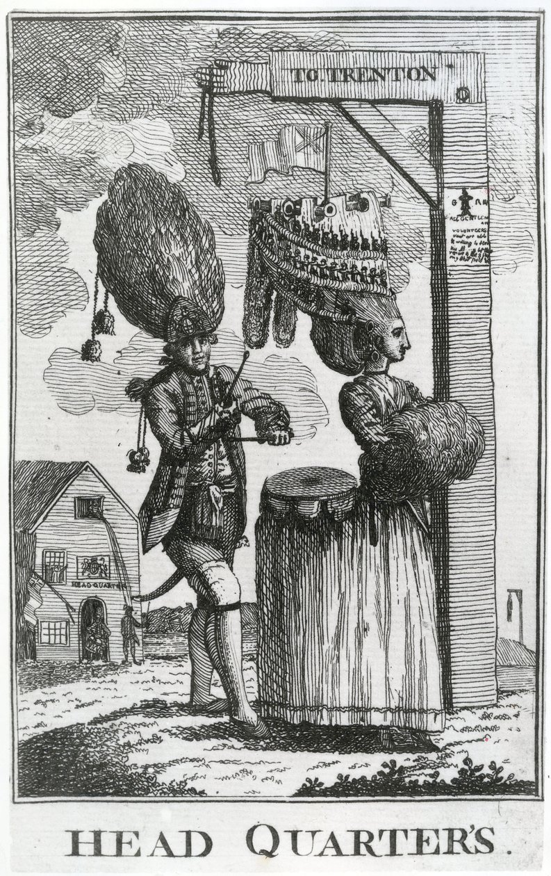 Hovedkvarteret, 1777 av English School
