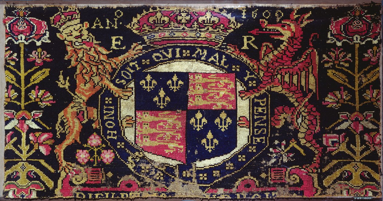Heraldisk panelteppe, 1600 (tekstil) av English School