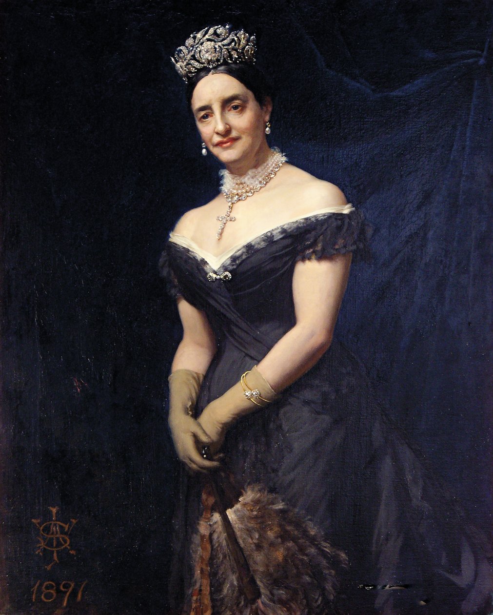 Janetta, hertuginne av Rutland, 1891 av English School