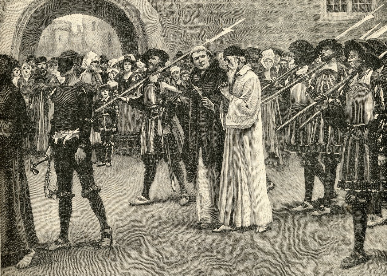 John Frith (1503-33) går til martyrdøden av English School