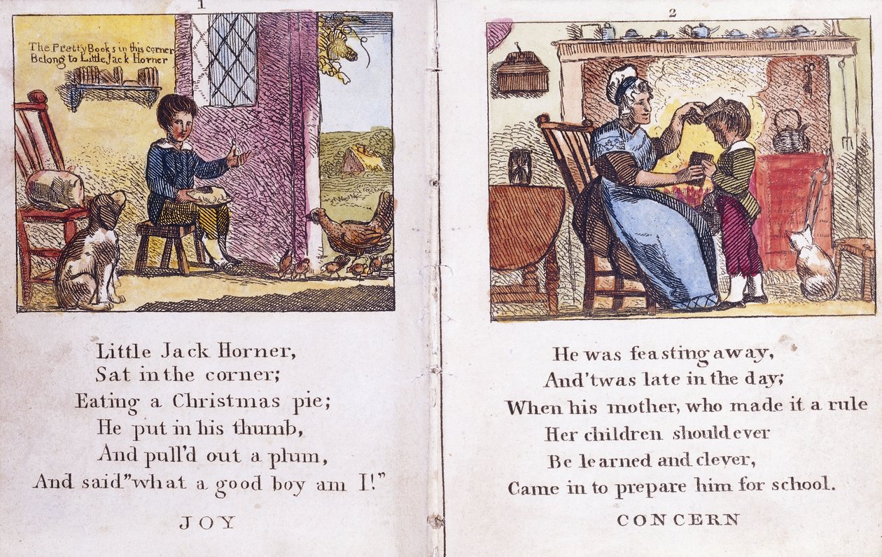 Glede og bekymring, 1806 av English School