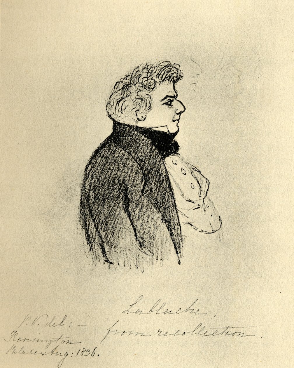 Luigi Lablache (1784-1858) (gravering) av English School