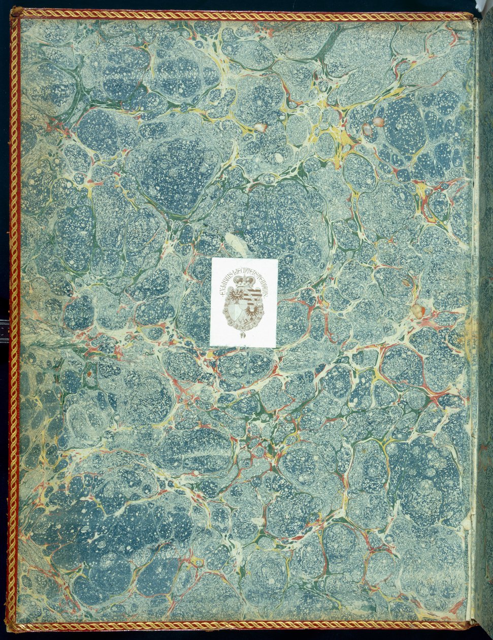 Marmor endepapir, 1950-tallet. av English School