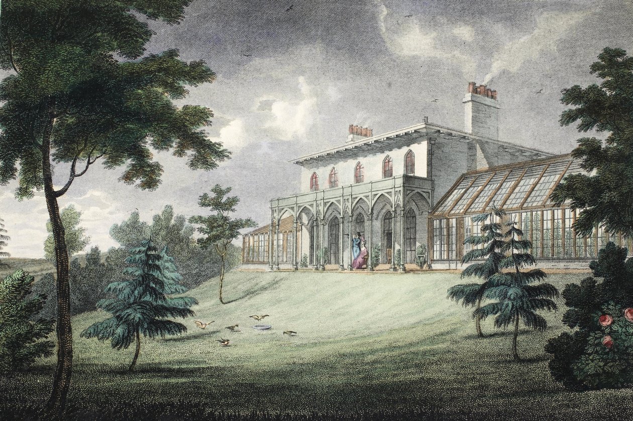 Mount Ararat, Wimbledon, pub. c1828. av English School