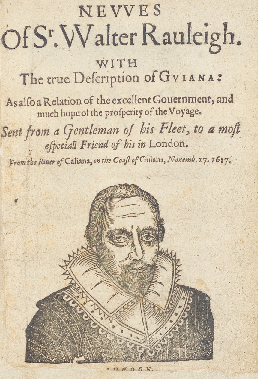 Nyheter om Sir Walter Raleigh av English School