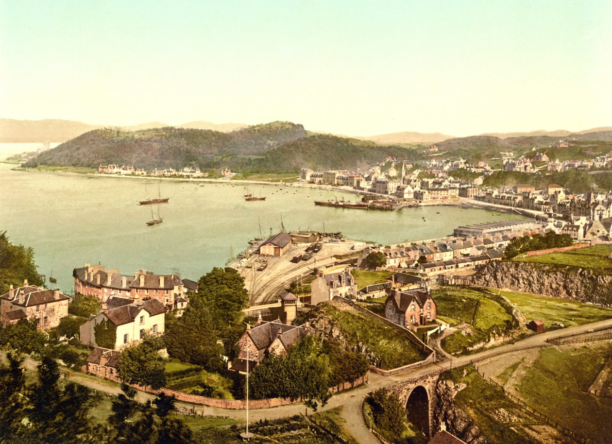 Oban (håndfarget bilde) av English School
