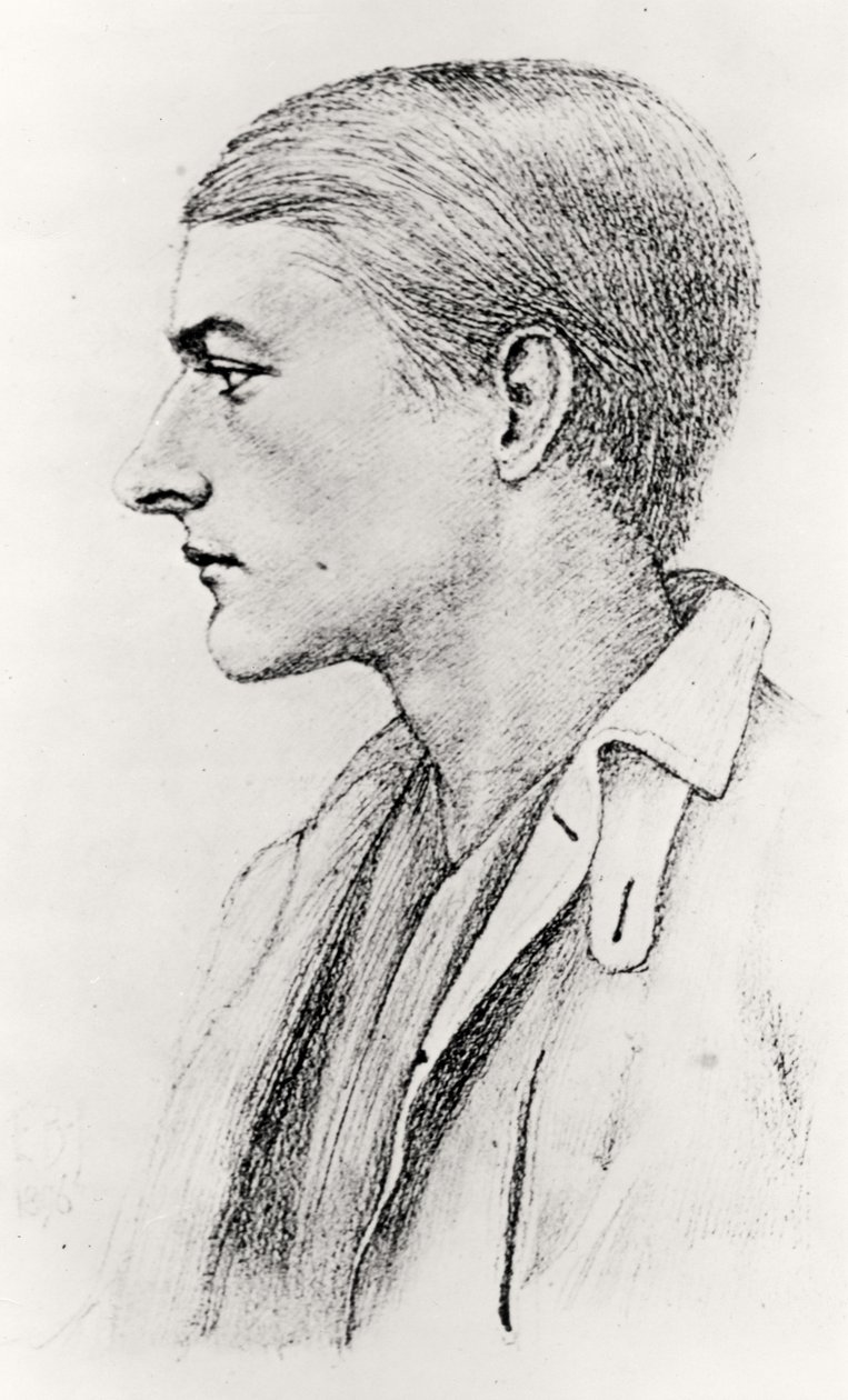 Portrett av Edward Fitzgerald av English School