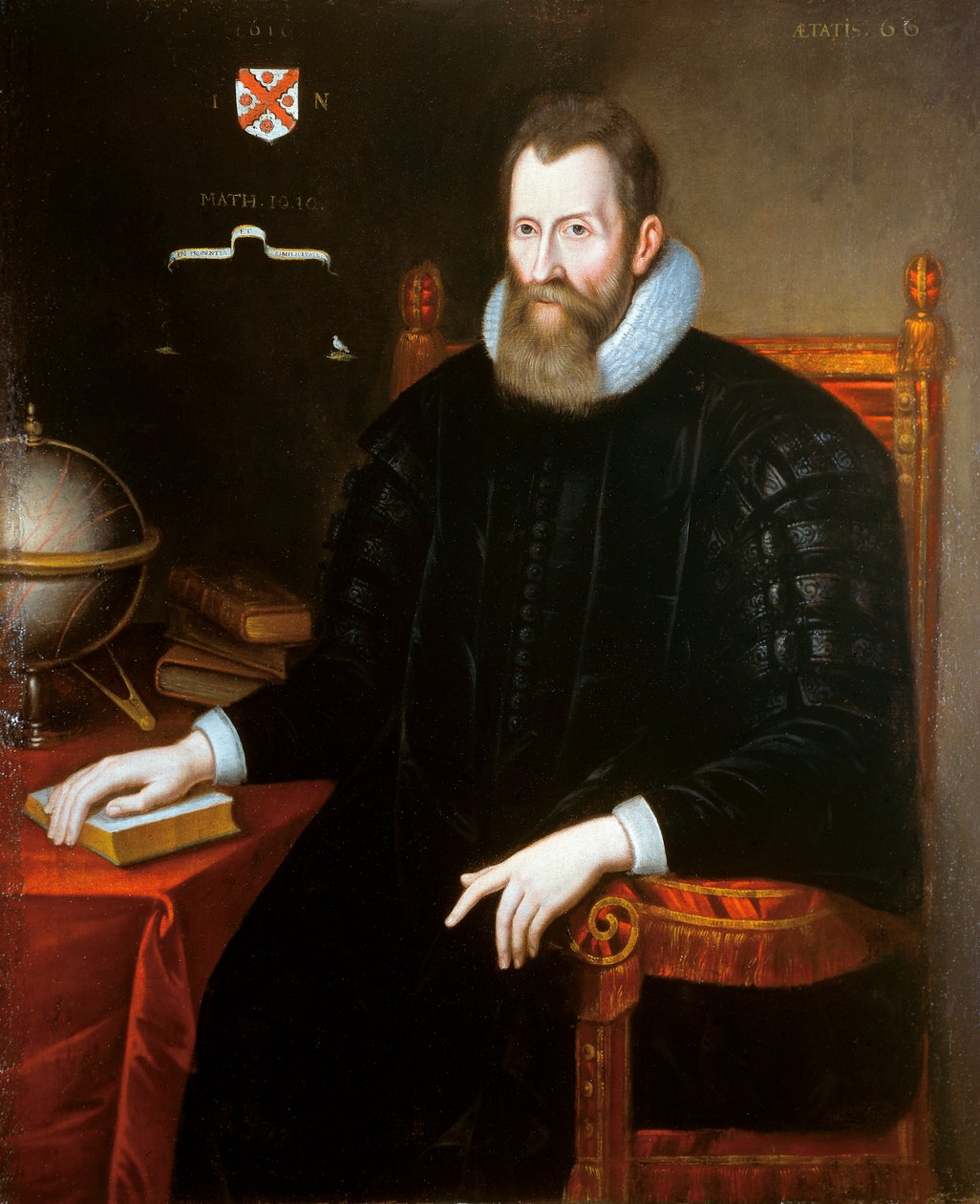 Portrett av John Napier av English School