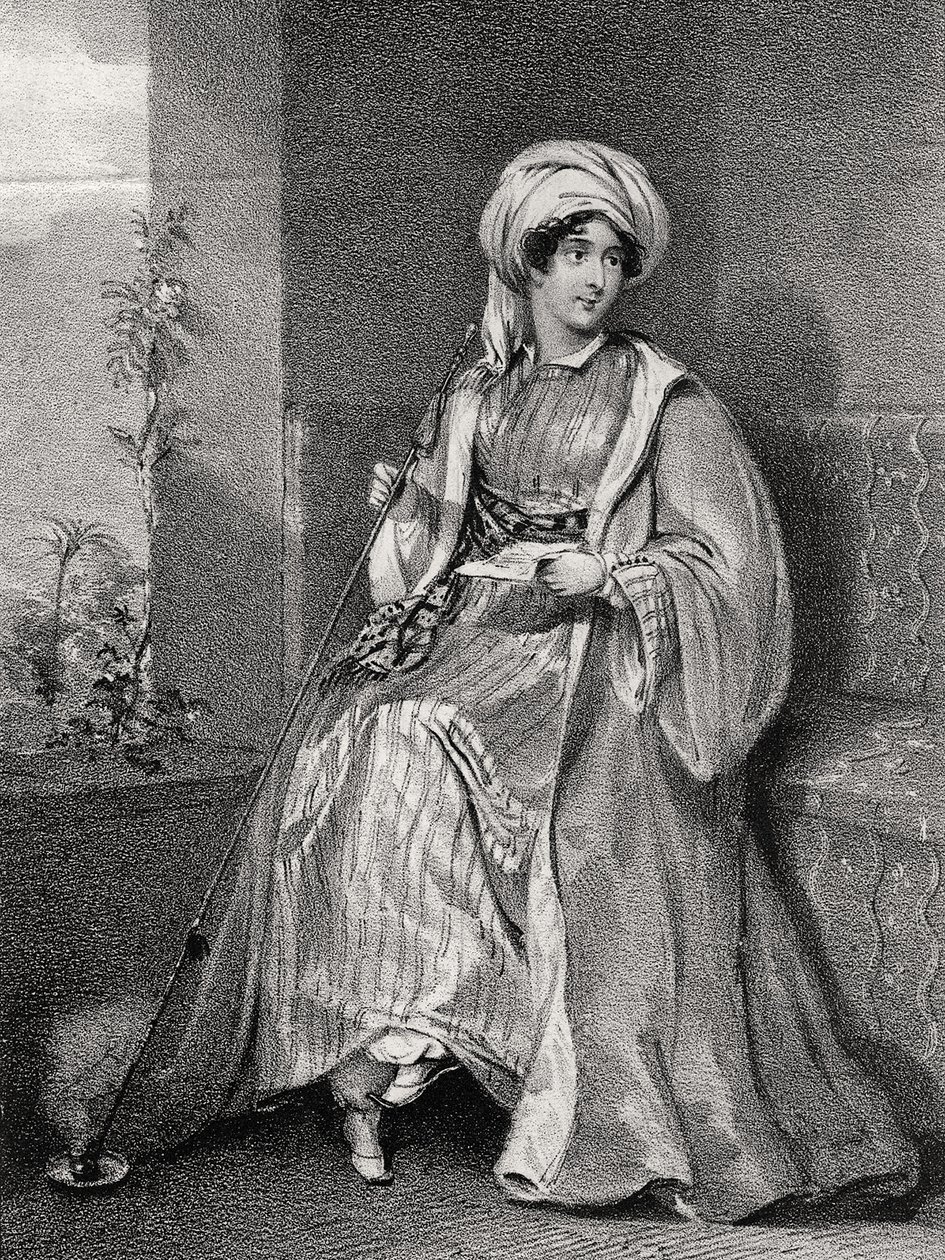 Portrett av Lady Hester Stanhope, av English School