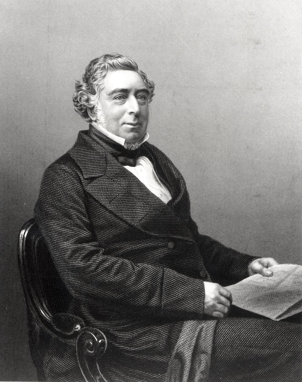 Portrett av Robert Stephenson (1803-59) av English School