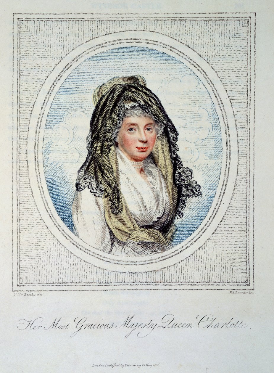 Dronning Charlotte, 1806 av English School
