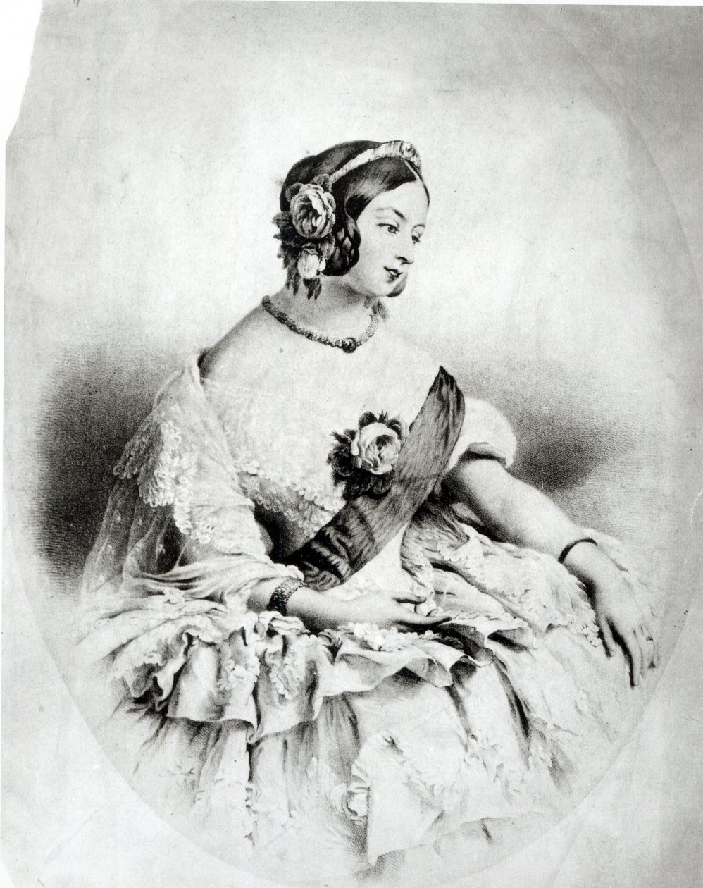 Dronning Victoria (1819-1901) av English School