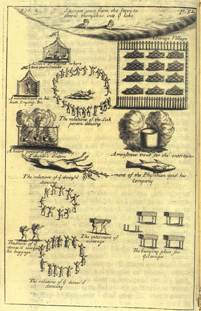 Sykdom og dødsritualer, 1703 av English School