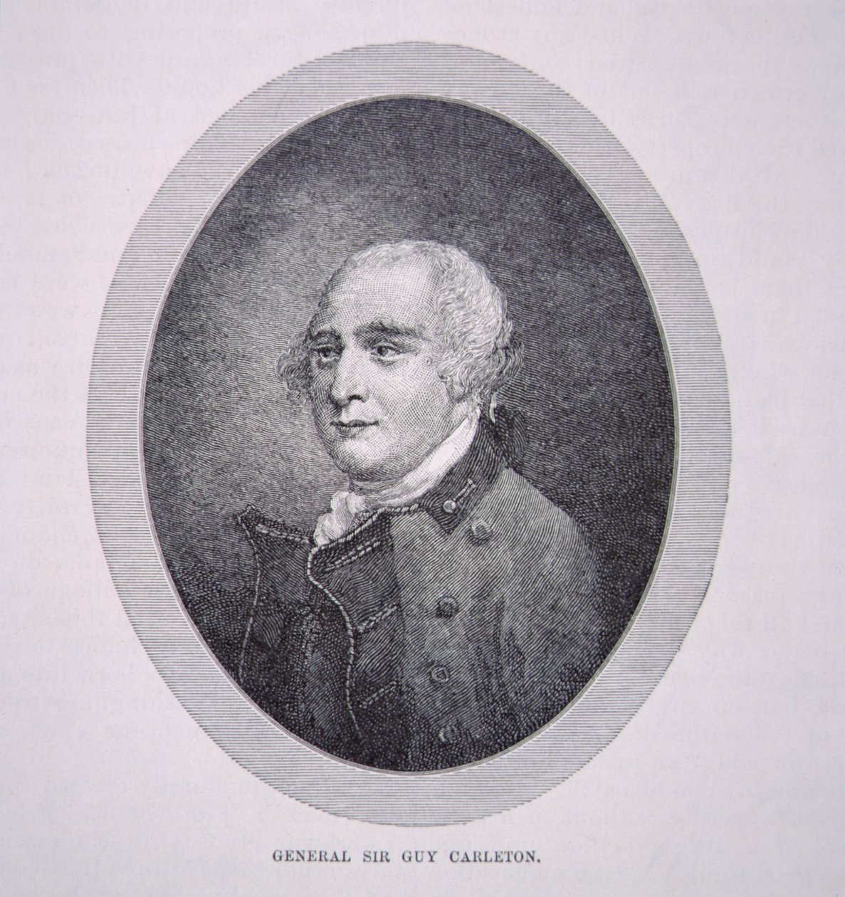 Sir Guy Carleton (litho) av English School