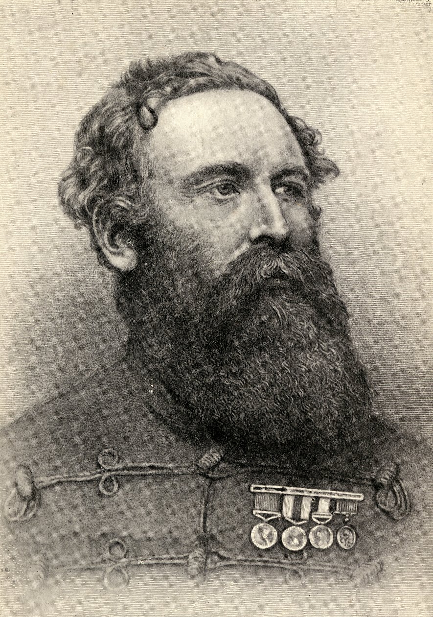 Sir Harry Burnett Lumsden (1821-96) av English School