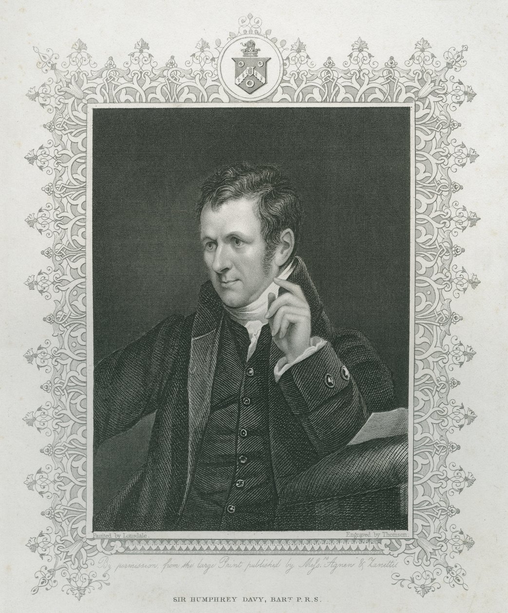 Sir Humphry Davy (1778–1829) av English School